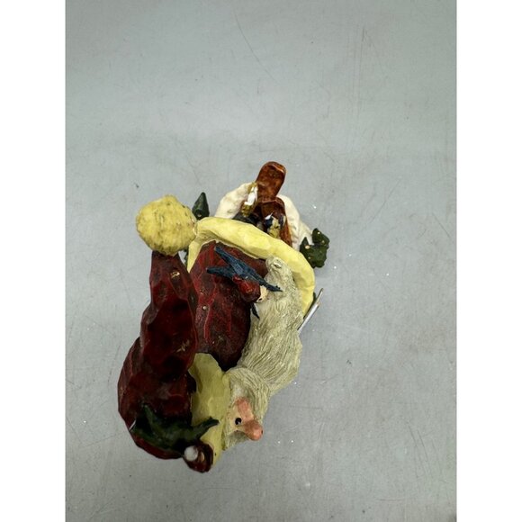 Vintage Carver's Choice 1998 Christmas Skiing Santa Claus 6" Tall READ - Picture 6 of 10